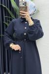 Ayben Elbise Tesettür Giyim   Lacivert