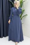 Ayliz Elbise Tesettür Giyim  Lacivert