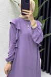 Canan Elbise Tesettür Giyim Lila