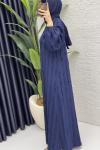 Cevher Elbise Tesettür Giyim  Lacivert