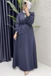 Dila Elbise Tesettür Giyim  Lacivert