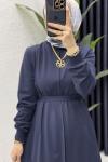 Firdevs Elbise Tesettür Giyim  Lacivert