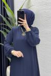 İdil Elbise Tesettür Giyim  Lacivert