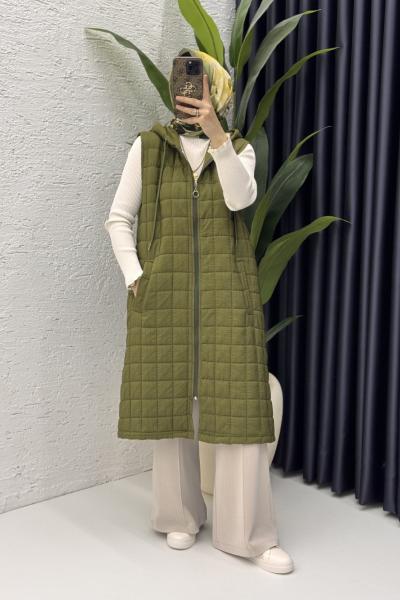 Kayra Kapitone Yelek Yeşil