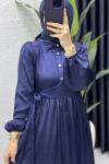 Lalim Elbise Tesettür Giyim Lacivert