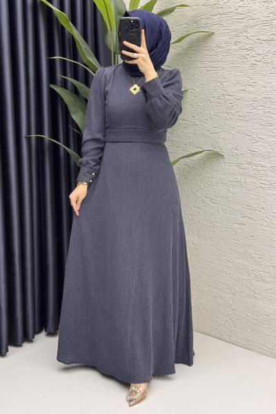Miray Elbise Tesettür Giyim Lacivert