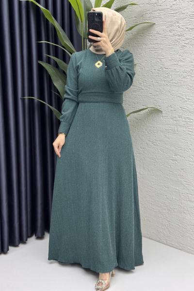 Miray Elbise Tesettür Giyim Zümrüt