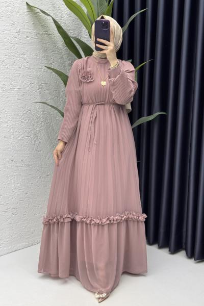 Nurşah Elbise Tesettür Giyim Gül