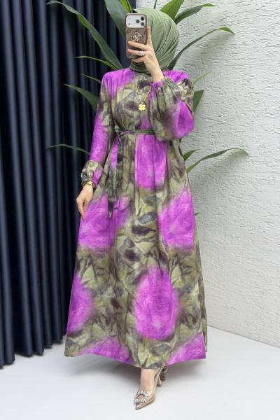 Pera Elbise Tesettür Giyim Haki