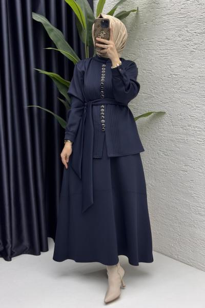 Pervin Etekli Takım Lacivert