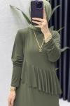 Sahra Elbise Tesettür Giyim Haki