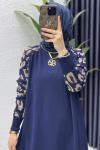 Serra Elbise Tesettür Giyim  Lacivert