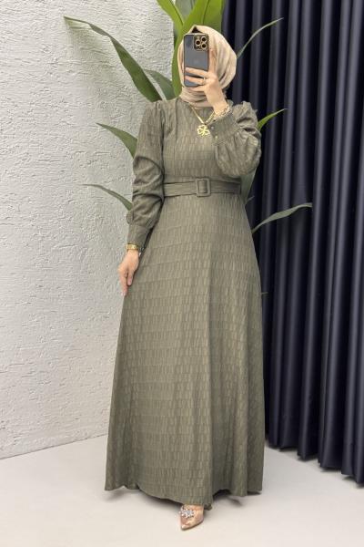 Vildan Elbise Tesettür Giyim  Haki