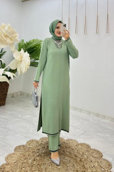 Çağla Öykü Triko Takım Tesettür Giyim