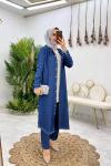 Lacivert İmge Kot Takım Tesettür Giyim