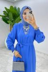 Mavi Açelya Elbise Tesettür Giyim
