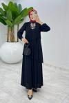 Siyah Premium Diva Elbise Tesettür Giyim