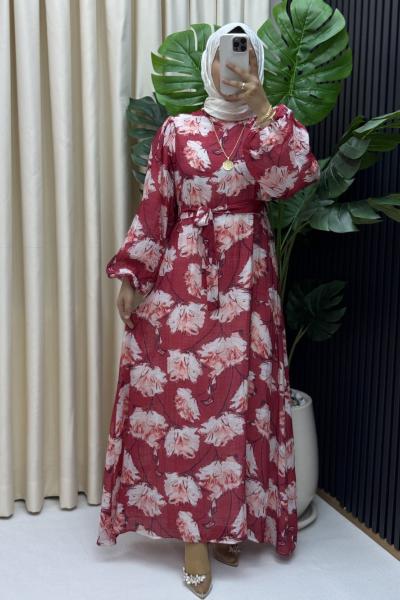 Berfu elbise  Kırmızı