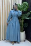 Hale elbise Mavi
