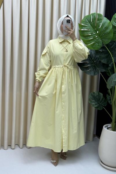Hatice elbise Sarı
