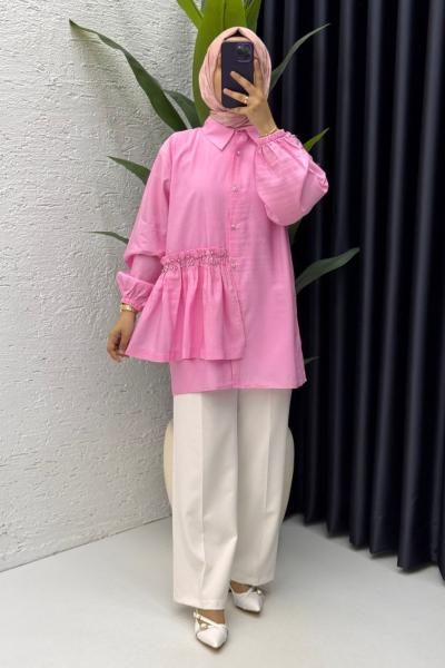 Mihra gömlek Pembe