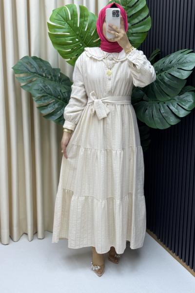 Yaren elbise  Taş Rengi