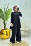 Ekonomix Tesettür Takım Siyah Siyah