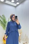 Selma Tesettür Takım indigo İndigo